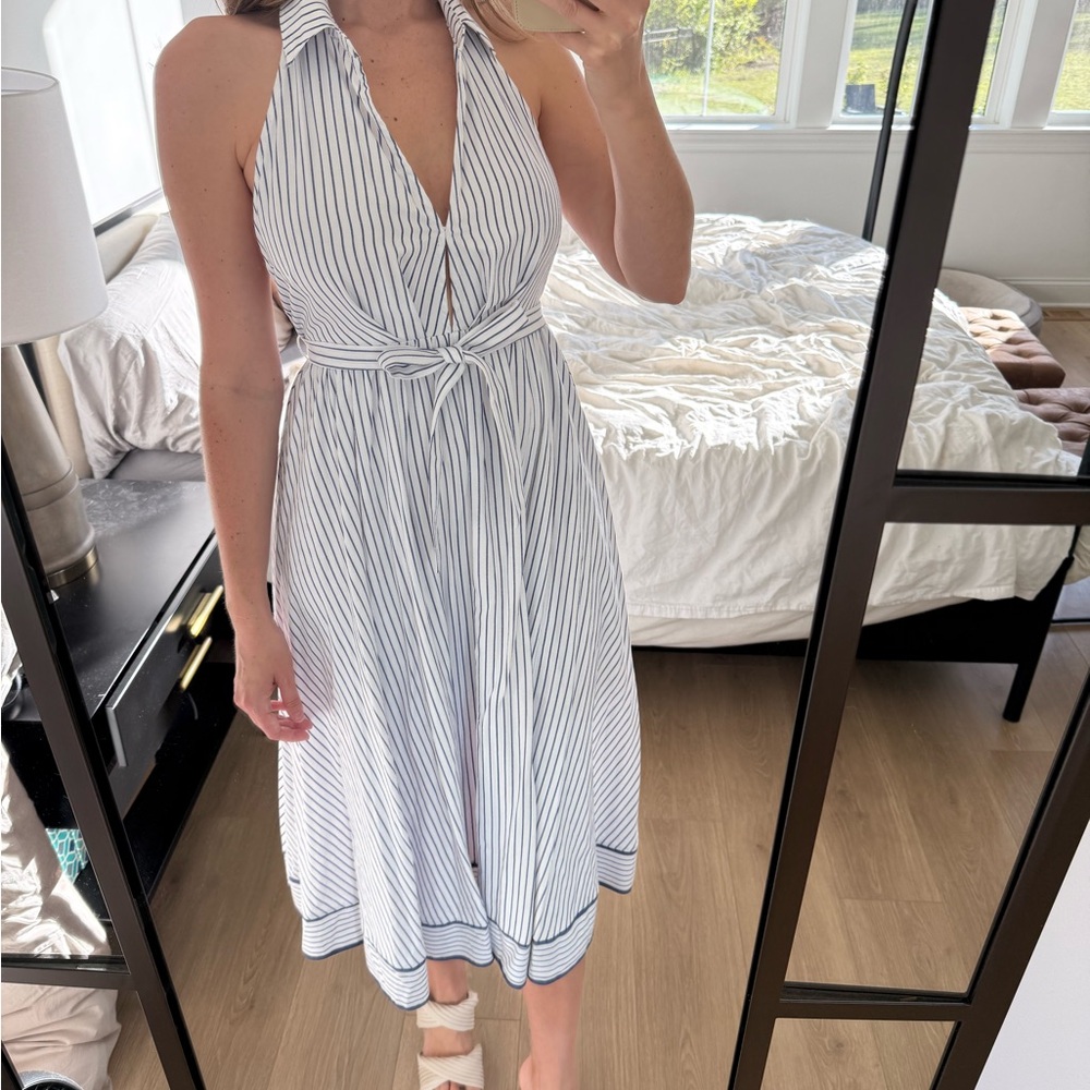Striped Halter Dress